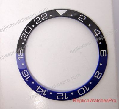 Replacement Replica Rolex GMT Master II Black Blue Ceramic Bezel For Sale